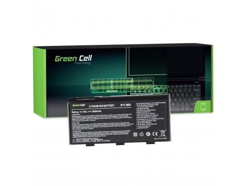 Baterie Green Cell BTY-M6D pentru MSI GT60 GT70 GT660 GT680 GT683 GT683DXR GT780 GT780DXR GT783 GX660 GX680 GX780