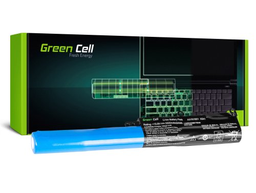 Baterie Green Cell A31N1601 pentru Asus R541N R541NA R541S R541U R541UA R541UJ Vivobook Max F541N F541U X541N X541NA X541S X541U
