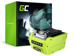 Baterie acumulator (4Ah 40V) G-MAX 40V 29717 29727 G40B4 G40B2 pentru GreenWorks 40V Seria 20077 20117 1301507 2500207 2504807