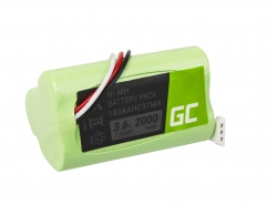 Bateria Green Cell 180AAHC3TMX pentru difuzor Logitech S315i S715i Z515 Z715 S-00078 S-00096 S-00100, NI-MH 3.6V 2000mAh
