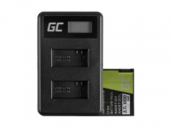 Baterie Green Cell ® Baterie AHDBT-201 și încărcător AHBBP-301 pentru GoPro Hero HD 3 3+ Black Silver White Edition 1000mAh