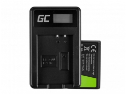 Green Cell ® Baterie LP-E10 și încărcător LC-E10 pentru OS Rebel T3, T5, T6, Kiss X50, Kiss X70, EOS 1100D
