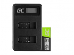 Baterie și încărcător Green Cell ® AHDBT-501 AABAT-001 pentru GoPro HD HERO 5 6 7 Black Silver White 3.85V 1220mAh