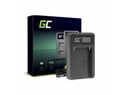 Kamera Akku-Ladegerät BC-V615 | AC-VL1 Green Cell ® für Sony A58, A57, A65, A77, A99, A900, A700, A580, A56, A55,0 A850