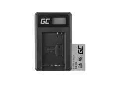 Green Cell ® Akku NB-10L für Canon PowerShot G15, G16, G1X, G3X, SX40 HS, SX40HS, SX50 HS, SX60 HS 7.4V 800mAh