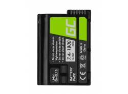 Green Cell ® baterie EN-EL15 EN-EL15A ENEL15 pentru Nikon D600 D750 D800 D810 D810A D7000 D7100 D7200 D7500 (1900m