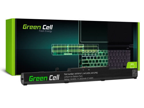 Baterie pentru laptop Green Cell Asus GL553 GL553V GL553VD GL553VE GL553VW GL753 GL753V GL753VD GL753VE FX553V FX753 FX753V