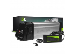 Green Cell Baterie e bike 48V 11.6Ah 557Wh Silverfish 4 Pin pentru FreeWheel, Zündapp, Telefunken cu Încărcător
