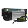 Green Cell Baterie e bike 48V 11.6Ah 557Wh Silverfish 4 Pin pentru FreeWheel, Zündapp, Telefunken cu Încărcător