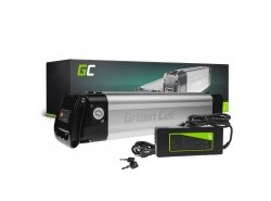 Green Cell® Baterie pentru Biciclete Electrice 24V 8.8Ah Li-Ion E-Bike Silverfish cu încărcător