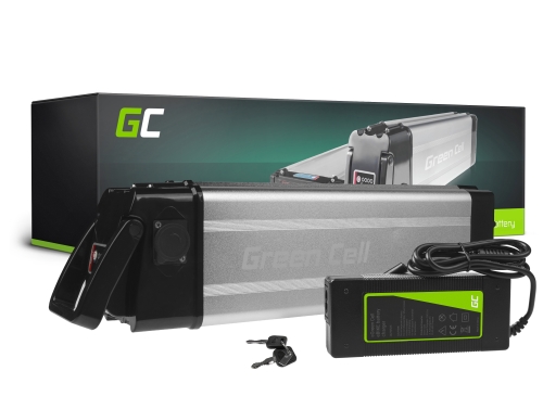 Green Cell Baterie e bike 36V 15Ah 540Wh Silverfish 4 Pin pentru Volta, Fafrees, Evolio cu Încărcător
