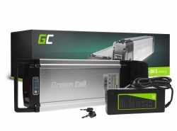 Green Cell Baterie e bike 36V 12Ah 432Wh Rear Rack 4 Pin cu Încărcător
