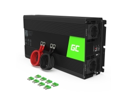 Convertor de tensiune invertor Green Cell® de 12V la 230V 1500W / 3000W