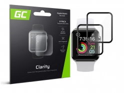 2 geamuri de protecție GC Clarity pentru Apple Watch 4/5 44mm