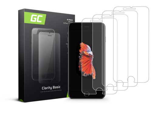 4x Sticlă călită GC Clarity pentru Apple iPhone 6 Plus / 6S Plus / 7 Plus / 8 Plus