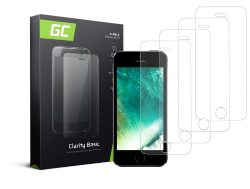 4x Sticlă călită GC Clarity pentru Apple iPhone 5 / 5S / 5C / SE