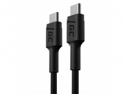Cablu Green Cell GC PowerStream USB-C - USB-C 30cm, încărcare rapidă Livrare energie (60W), Ultra Charge, QC 3.0