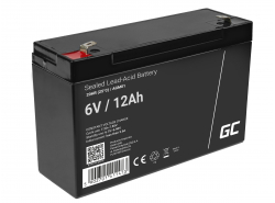 Green Cell® AGM 6V 12Ah VRLA acumulator plumb acid baterie fara mentenanta jucării sisteme de alarma