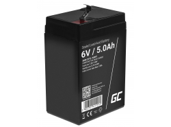 Green Cell® AGM 6V 5Ah VRLA acumulator plum acid baterie fara mentenanta jucării sisteme de alarma
