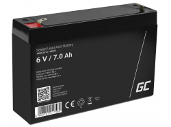 Green Cell® AGM 6V 7Ah VRLA acumulator plum acid baterie fara mentenanta jucării sisteme de alarma