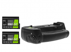 Grip Green Cell MB-D18 + 2x Baterie EN-EL15 1900mAh 7.4V pentru camera Nikon