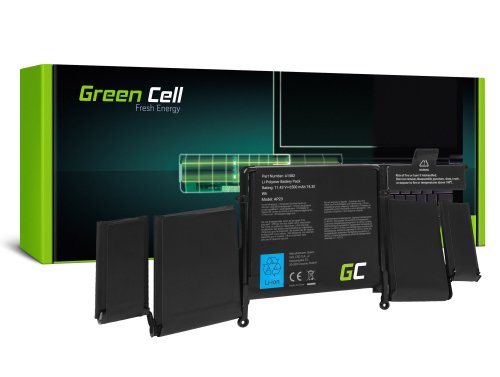 Baterie Green Cell A1582 pentru Apple MacBook Pro 13 A1502 (Early 2015)