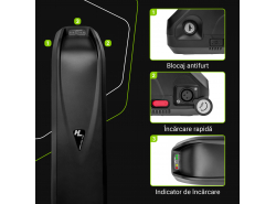 Green Cell ® Akku für Elektrofahrräder e-Bike 24V 8.8Ah 211Wh