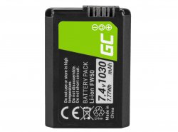 Baterie Green Cell ® NP-FW50 pentru Sony Alpha A7 A7S A7R A5000 A5100 A6000 A6300 A6500 RX10 II / III NEX-3, (1030mAh 7.4V)