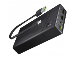 Power Bank Green Cell GC PowerPlay20 20000mAh cu încărcare rapidă 2x USB Ultra Charge și 2x USB-C Power Delivery 18W