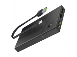 Power Bank Green Cell GC PowerPlay10S 10000mAh cu încărcare rapidă 2x USB Ultra Charge și 2x USB-C Power Delivery 18W