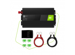 Green Cell ® Convertor de tensiune sinusă pură 1000W / 2000W Inverter Inverter 24V 230V