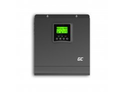 Invertor solar Convertor Off Grid cu încărcător solar MPPT Green Cell 24VDC 230VAC 2000VA/2000W undă sinusoidală pură