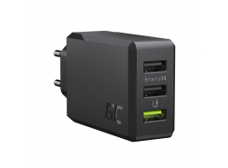 Green Cell Încărcător de perete 30W GC ChargeSource 3 cu Ultra Charge și Smart Charge - 3x USB-A