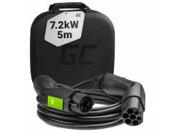 Green Cell Cablu de încărcare Tip 1 7.2kW 32A 5m pentru încărcarea C-Zero, Focus Electric, Soul EV, Outlander PHEV, e-NV200