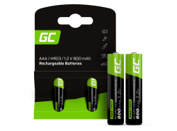 2x baterii reîncărcabile AAA R3 800mAh Ni-MH Acumulatori Green Cell