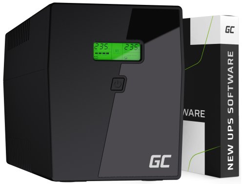 Green Cell Sursa Neîntreruptibilă UPS 2000VA 1200W cu Display LCD + Noua Aplicație