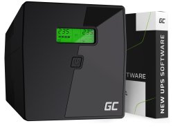 Green Cell Sursa Neîntreruptibilă UPS 1000VA 700W cu Display LCD Undă Sinusoidală Pură + Noua Aplicație