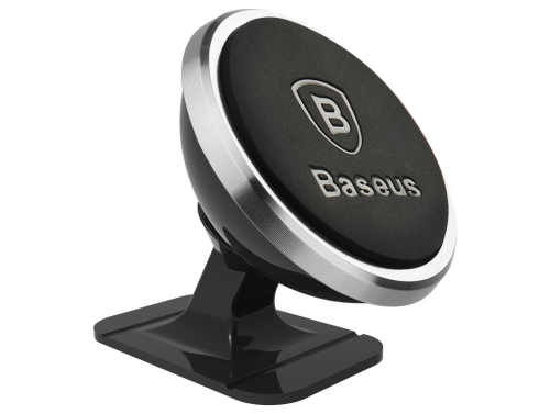 Suport auto magnetic Baseus pentru telefon, montat pe bord, cu rotație la 360 de grade, montare rapidă și ușoară
