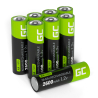 8x baterii reîncărcabile AA R6 2600mAh Ni-MH Acumulatori Green Cell