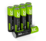 8x baterii reîncărcabile AAA R3 950mAh Ni-MH Acumulatori Green Cell