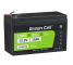 Green Cell® LiFePO4 Baterie 10Ah 12.8V 128Wh litiu-fier-fosfat pentru Sistem fotovoltaic, Camper, Barca