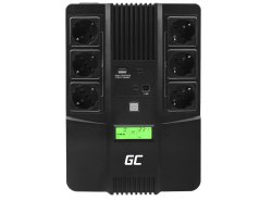 Green Cell Sursa Neîntreruptibilă UPS AiO 800VA 480W cu Display LCD + Noua Aplicație
