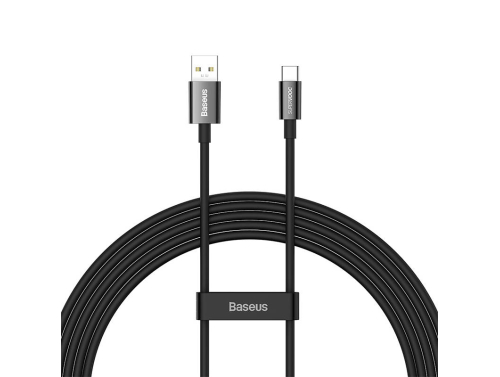 Cablu USB superior Baseus - USB-C 65W, 2m, încărcare rapidă SUPERVOOC pentru OnePlus, Realme, Oppo (Dart, Warp Charge)