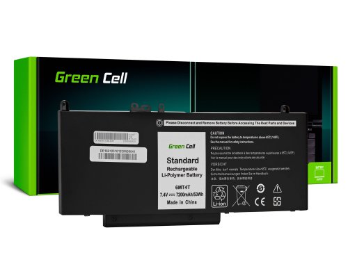 Baterie Green Cell 6MT4T 07V69Y pentru Dell Latitude E5270 E5470 E5570