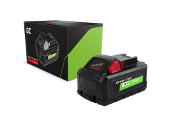 Baterie Green Cell (Li-Ion 18V 8Ah) pentru scule electrice Milwaukee M18 18 V Acumulator de înlocuire HB8 4932471070