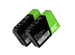 2x Green Cell ® Baterie LP-E17 pentru Canon EOS 77D 750D 760D 8000D Rebel T6i T6s Kiss X8i Li-Ion 1000mAh 7.2V