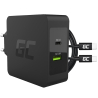 Încărcător Green Cell 45W USB-C PD cu cablu USB-C și port USB suplimentar