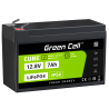 Green Cell CUBE LiFePO4 Baterie 7Ah 12.8V 89.6Wh litiu-fier-fosfat pentru UPS, Alarmă, jucărie, CCTV Mașină pentru copii