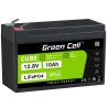 Green Cell CUBE LiFePO4 Baterie 10Ah 12.8V 128Wh litiu-fier-fosfat pentru UPS, Alimentare de urgență, Jucării, Scutere, Quad-uri