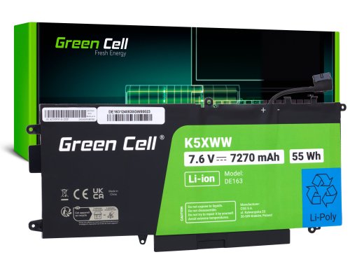 Green Cell Baterie K5XWW pentru Dell Latitude 7390 2-in-1 5289 7389